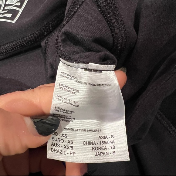 New balance black leggings / athletic tights - Picture 13 of 13